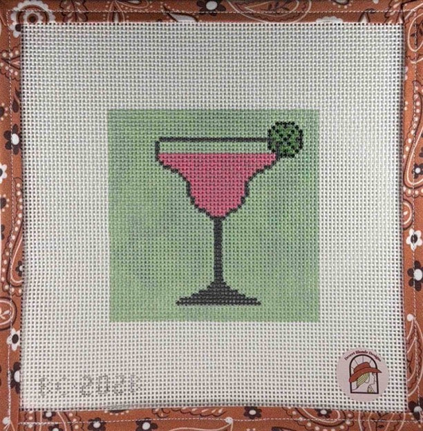 Drink Coaster: Strawberry Margarita