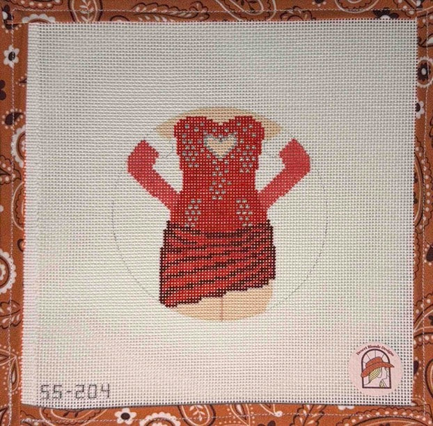 Heart Cut-Out Dress: Red