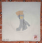 Heart Cut-Out Boots: Silver w/ Yellow