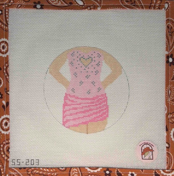 Heart Cut-Out Dress: Pink